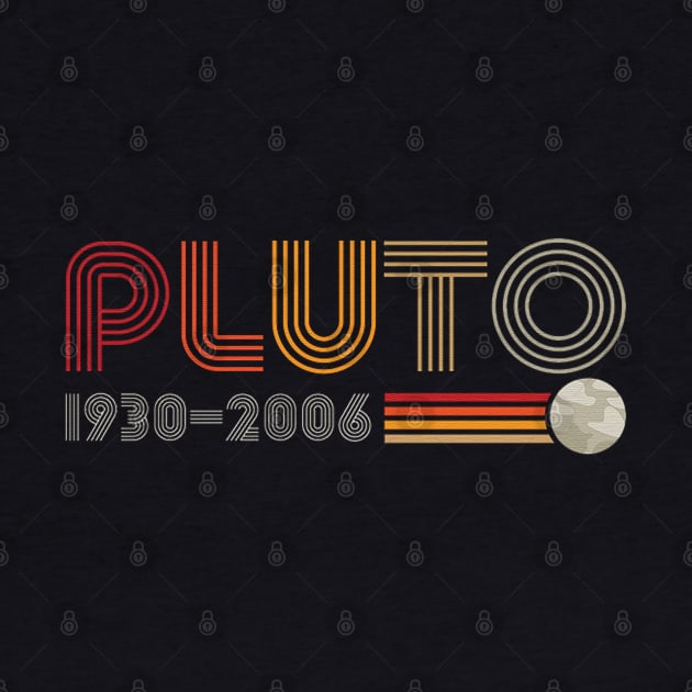 retro pluto 1930 - 2006 by Truntlessart